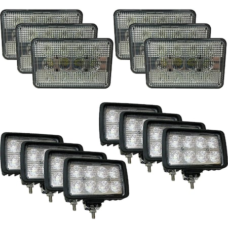Tiger Lights TIGERLIGHTS LED Light Kit-Compatible with/Replacement for Case/IH, 12V-Off-Road Light CaseKit-2